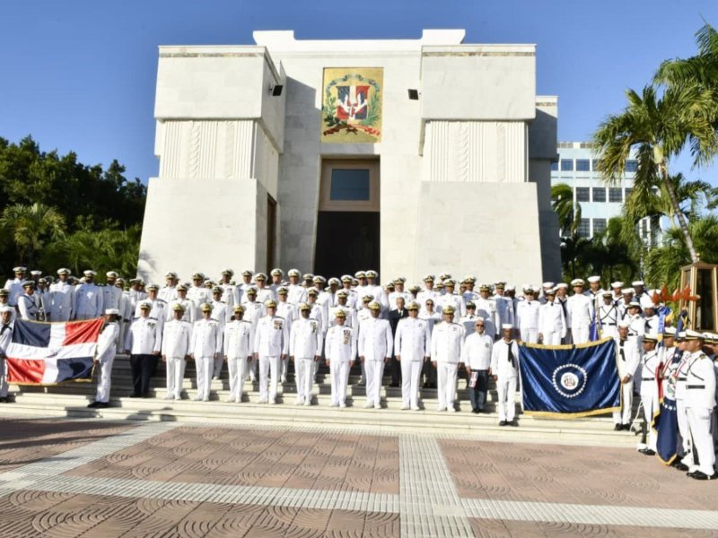 Liga Naval Dominicana participa en homenaje a los Padres de la Patria junto a la Armada Dominicana