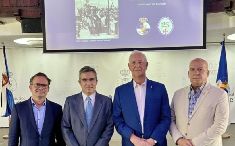 Delegación de la RLNE en Tenerife ha asistido a una conferencia sobre “Alfonso XIII en Tenerife»