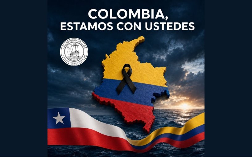 Liga Marítima de Chile expresa su solidaridad con Colombia tras devastador terremoto