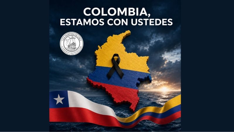 Liga Marítima de Chile expresa su solidaridad con Colombia tras devastador terremoto