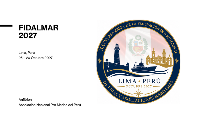 FIDALMAR realizará su XXVI Asamblea Internacional en Lima, Perú, en octubre de 2027