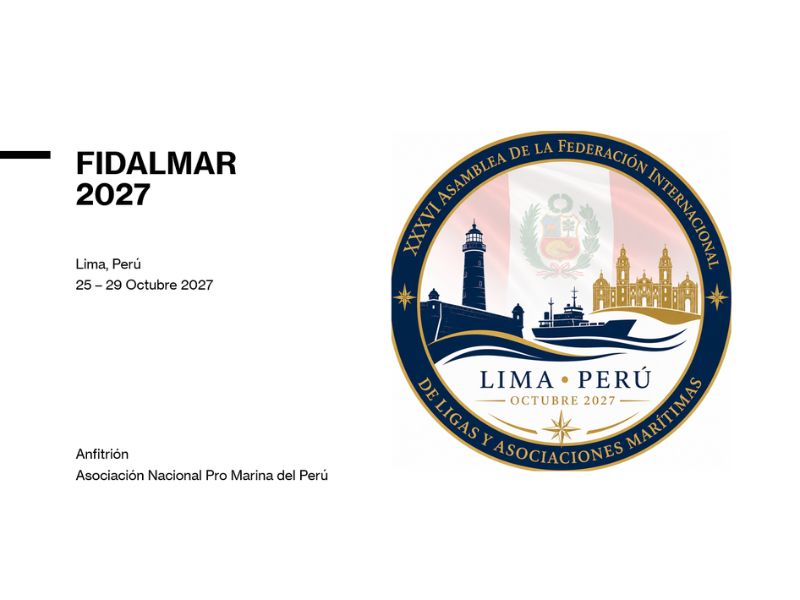 FIDALMAR realizará su XXVI Asamblea Internacional en Lima, Perú, en octubre de 2027